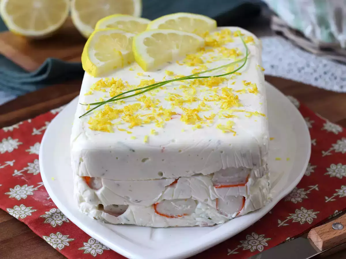 Pastel frío de palitos de cangrejo: un entrante fácil y sin horno para cualquier ocasión - foto 6