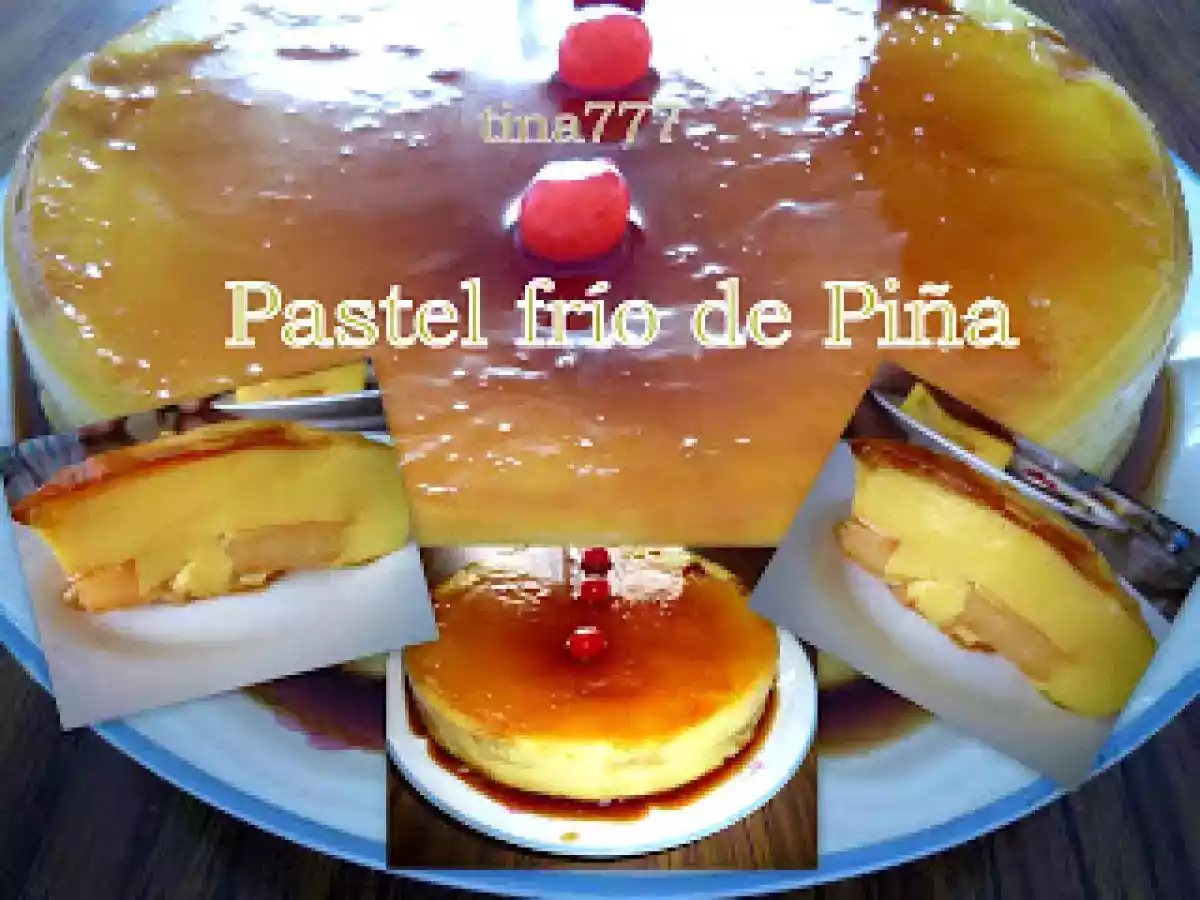 Pastel frío de Piña