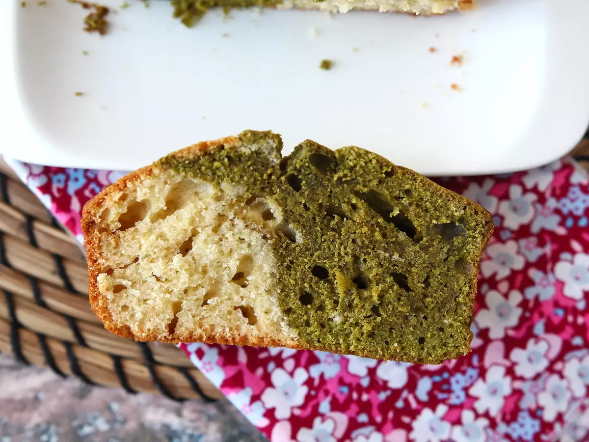 Pastel marmolado de té matcha - foto 3