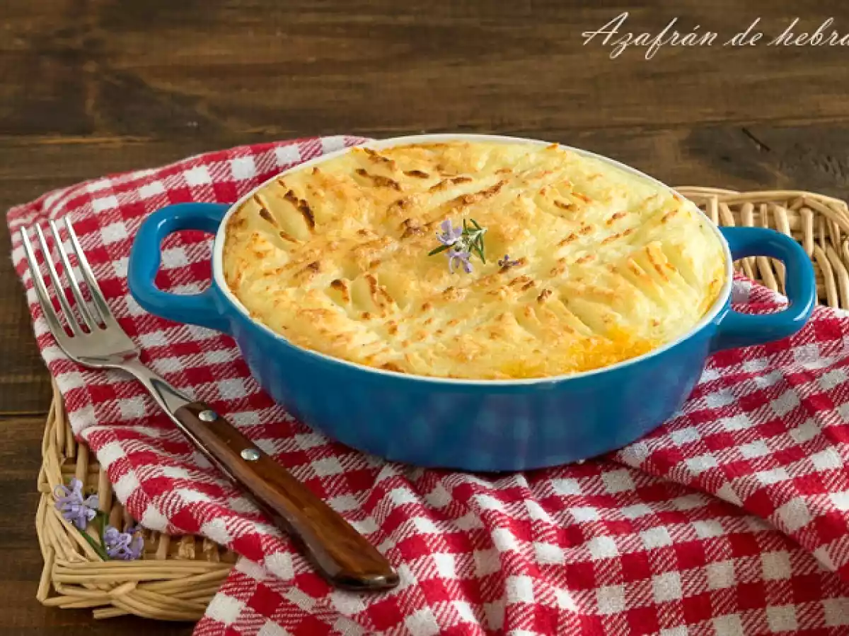 Pastel puré de patatas y carne picada