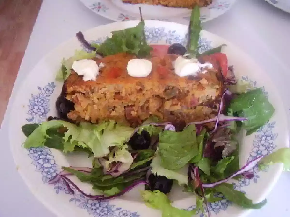 PASTEL SALADO DE ARROZ EN PANIFICADORA CHEFOMATIC