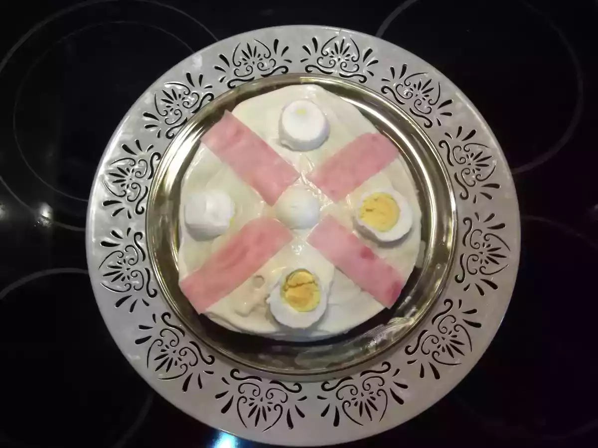 Pastel salado de tortillas mejicanas