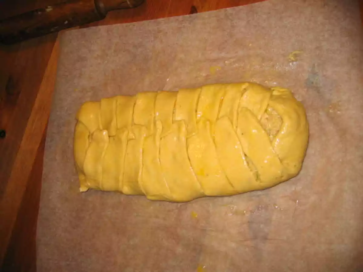 Pastel trenzado de pollo - foto 5