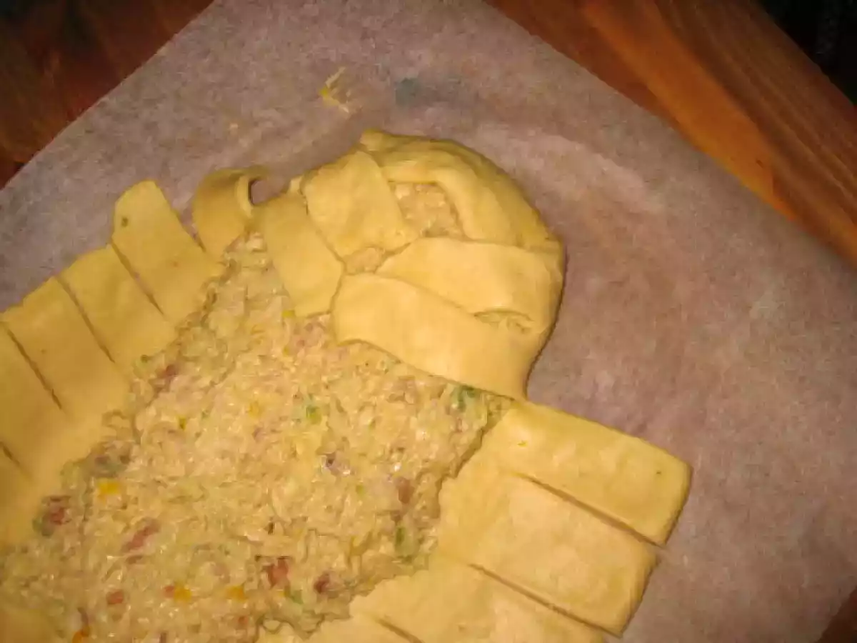 Pastel trenzado de pollo - foto 6