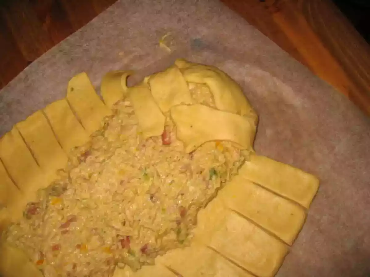 Pastel trenzado de pollo - foto 7