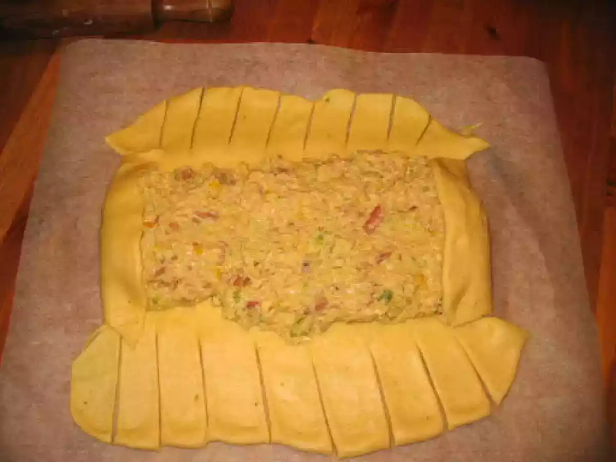 Pastel trenzado de pollo - foto 9