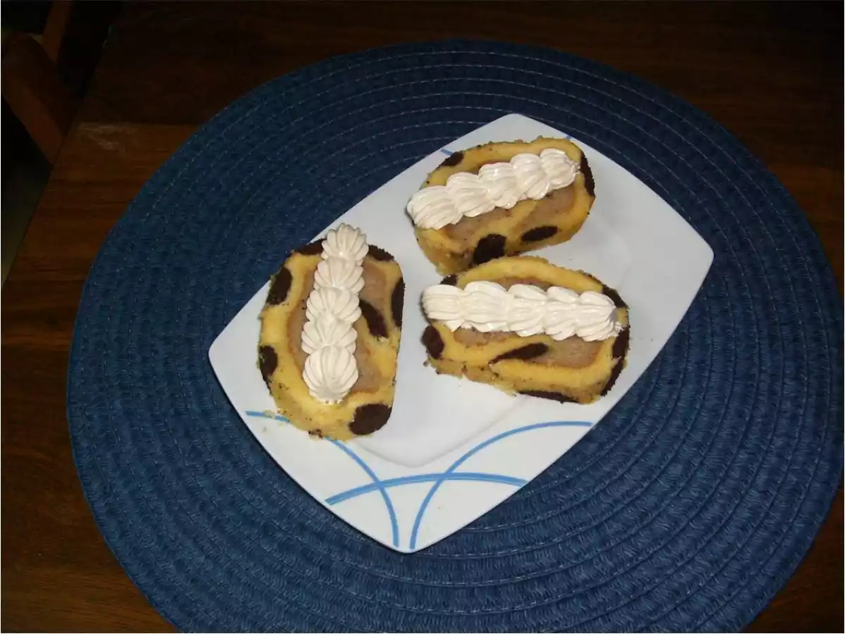Pasteles con crema de avellanas
