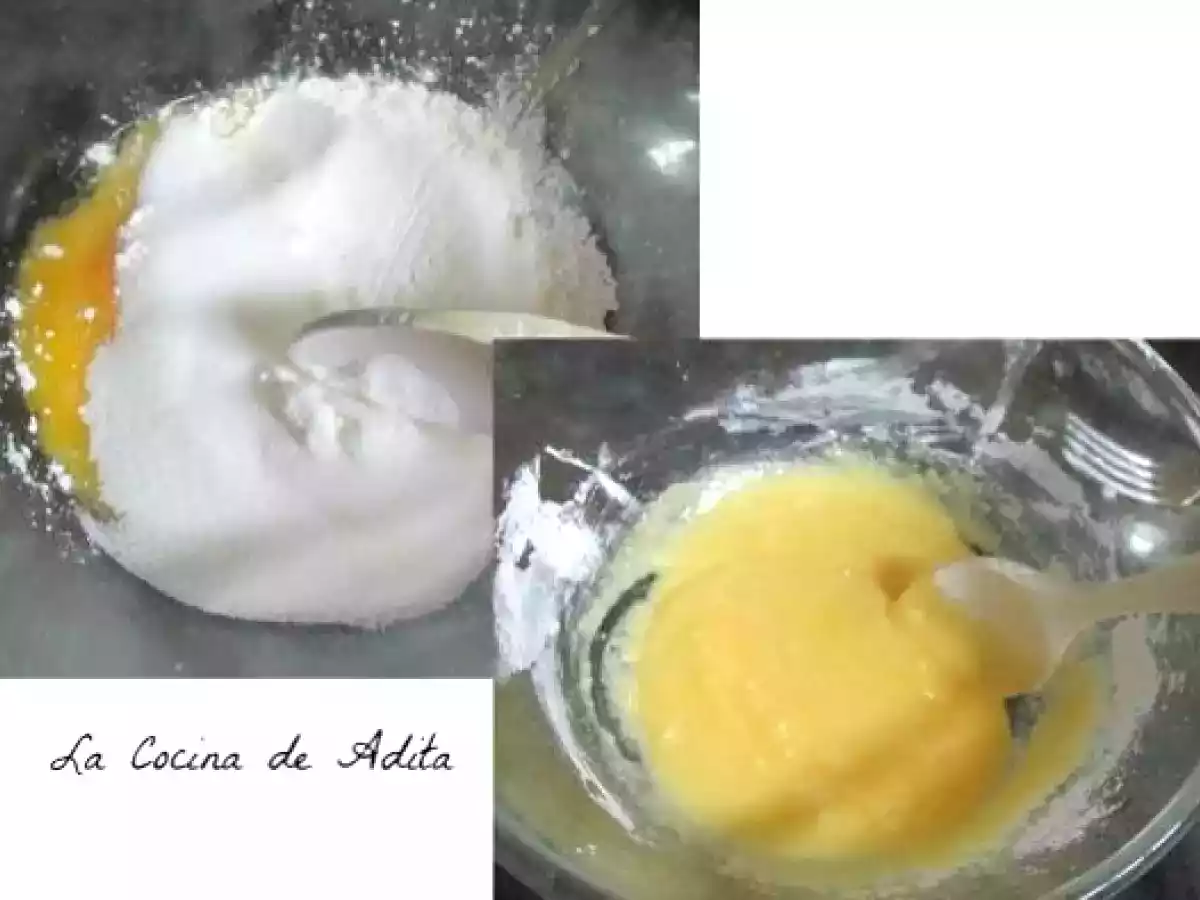 Pasteles de crema con piña - foto 4