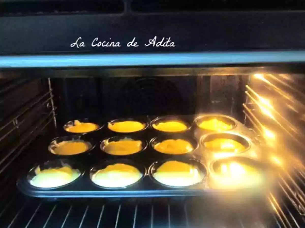 Pasteles de crema con piña - foto 10