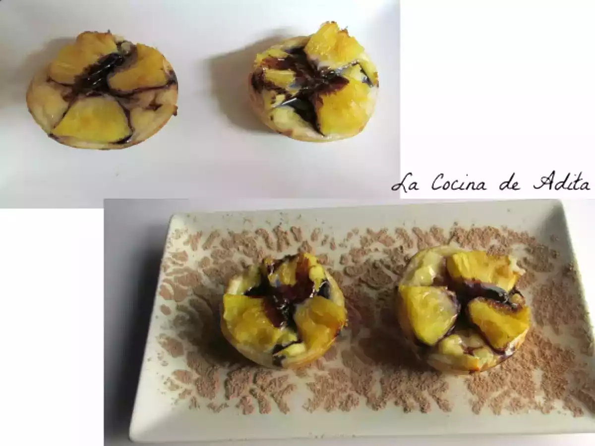 Pasteles de crema con piña - foto 12