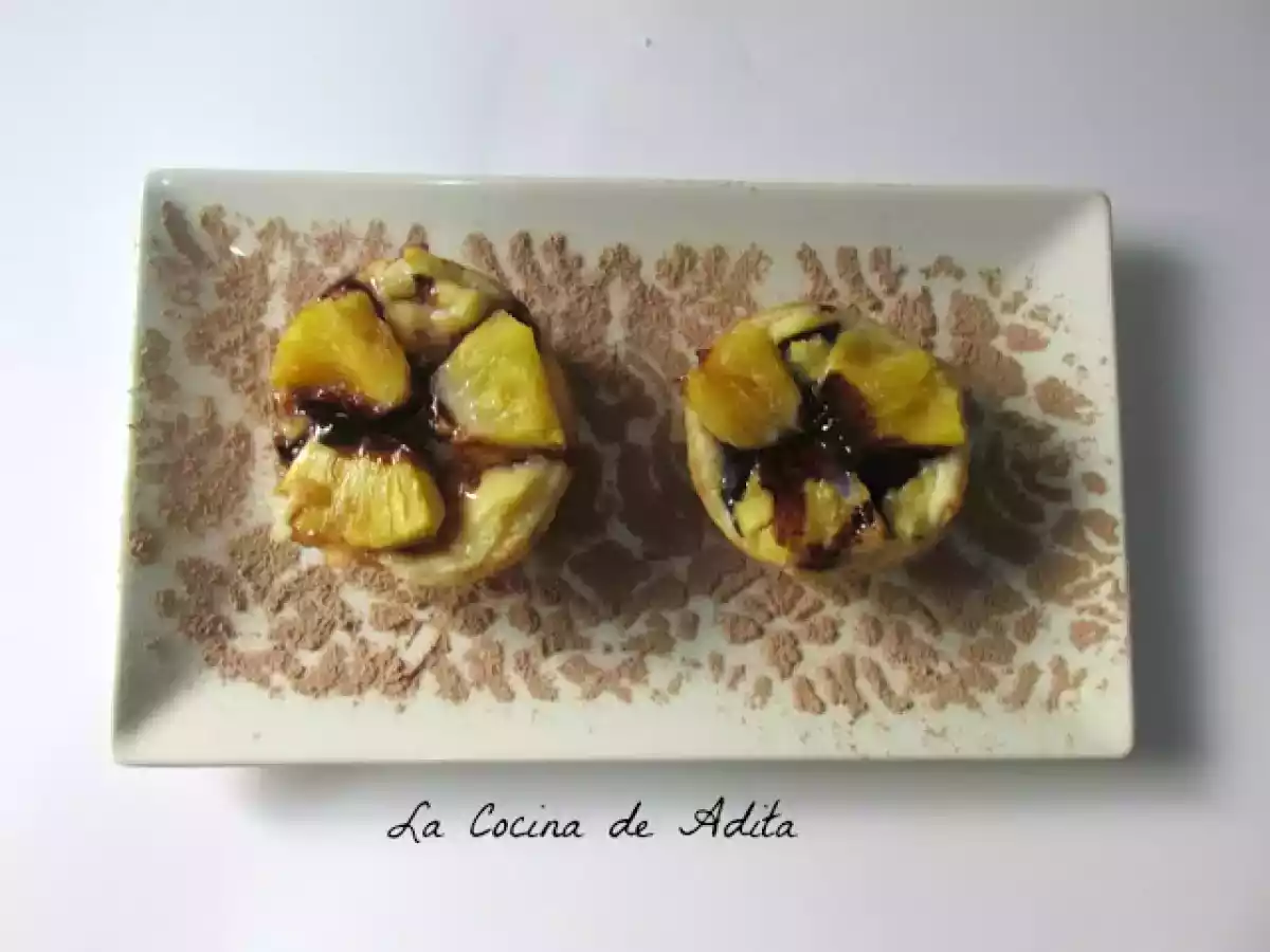 Pasteles de crema con piña - foto 13