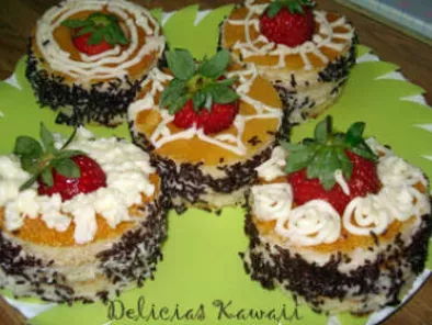 Pasteles de kiwi y fresa, foto 2