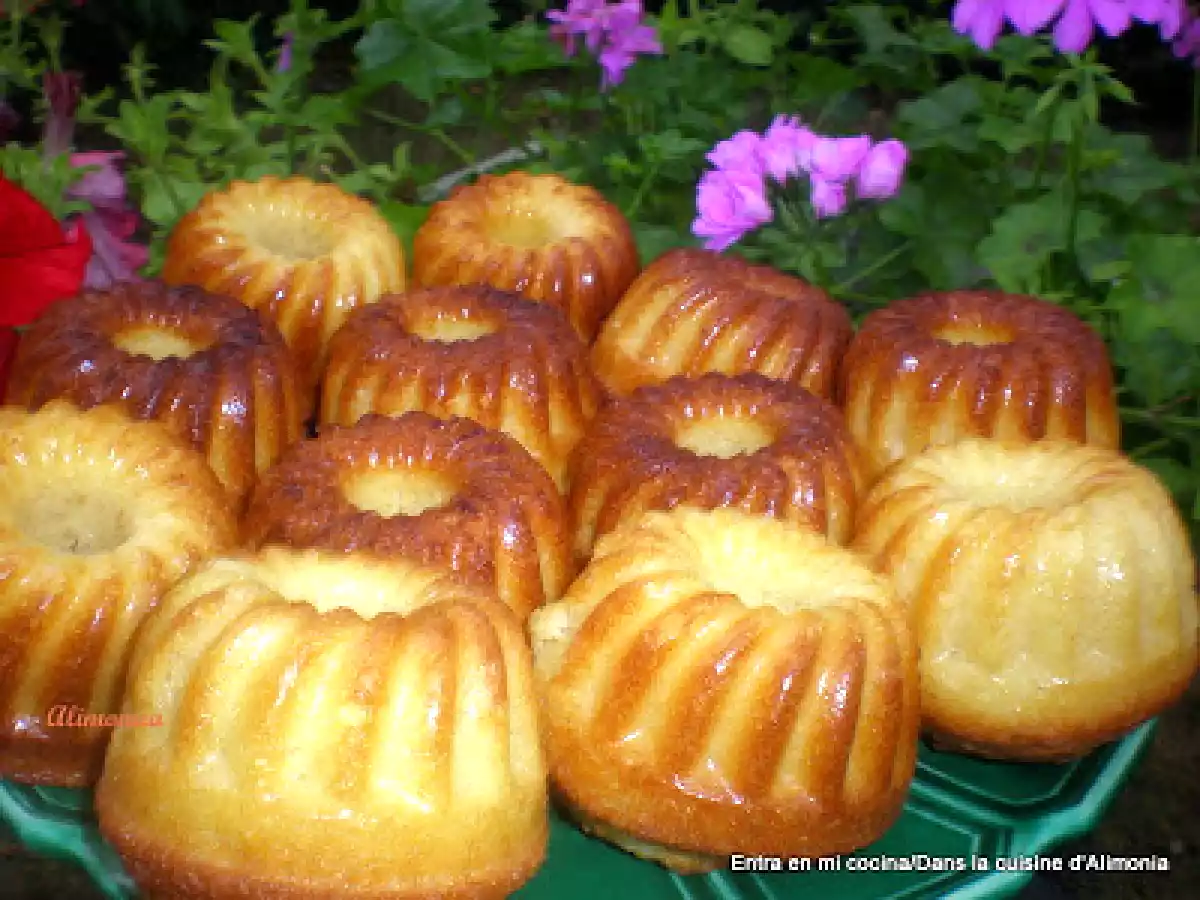 Pastelitos con almendras/ Petits gateaux aux amandes