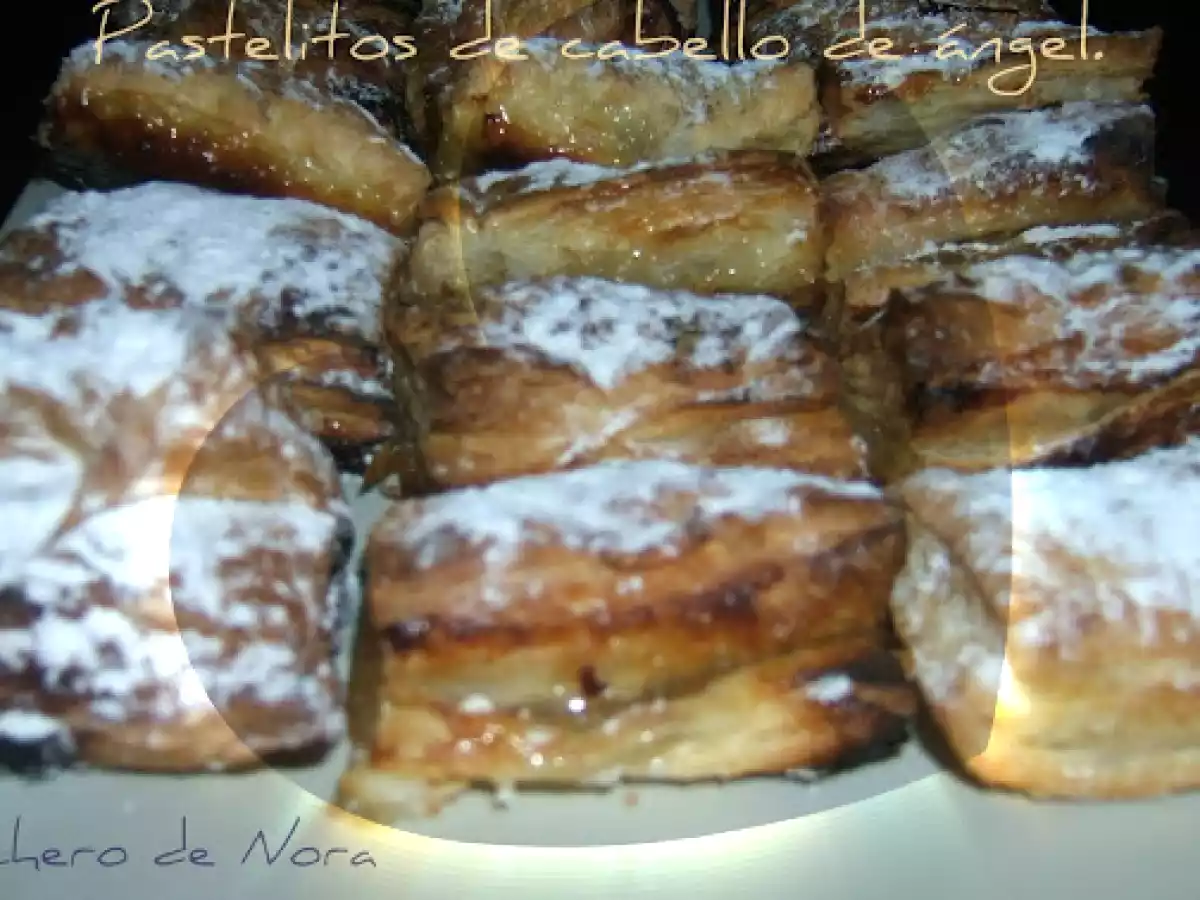 Pastelitos de cabello de ángel.