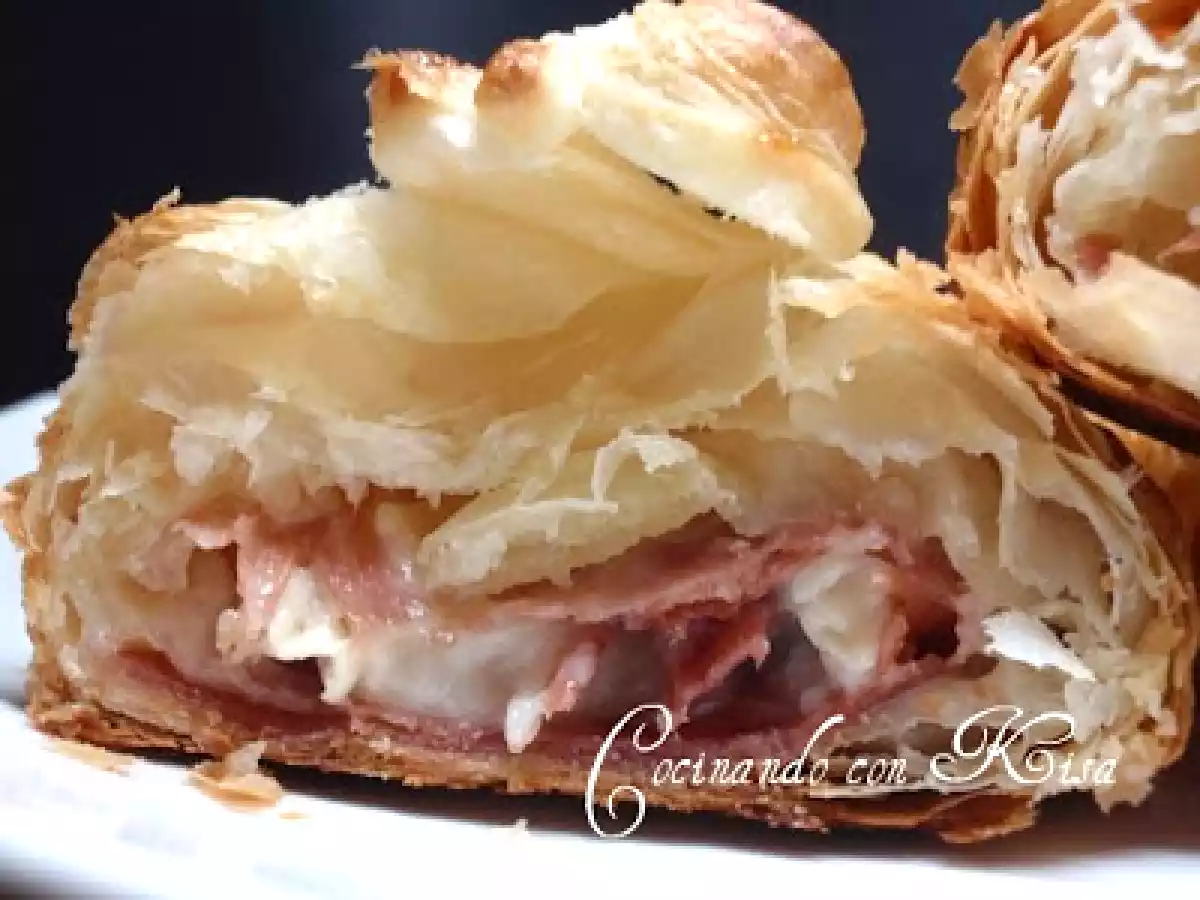 Pastelitos de Jamón Serrano y queso (horno tradicional) - foto 4