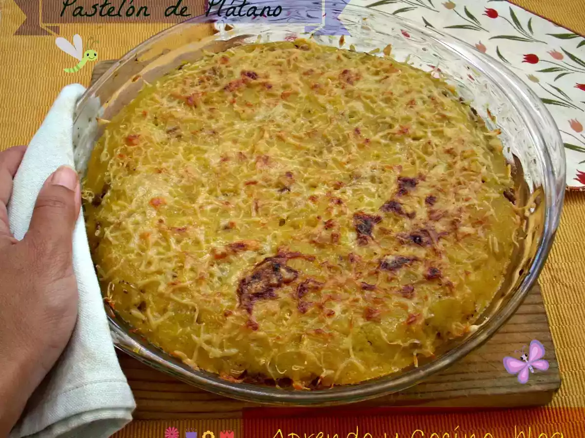 Pastelón de plátano {macho} maduro - foto 2