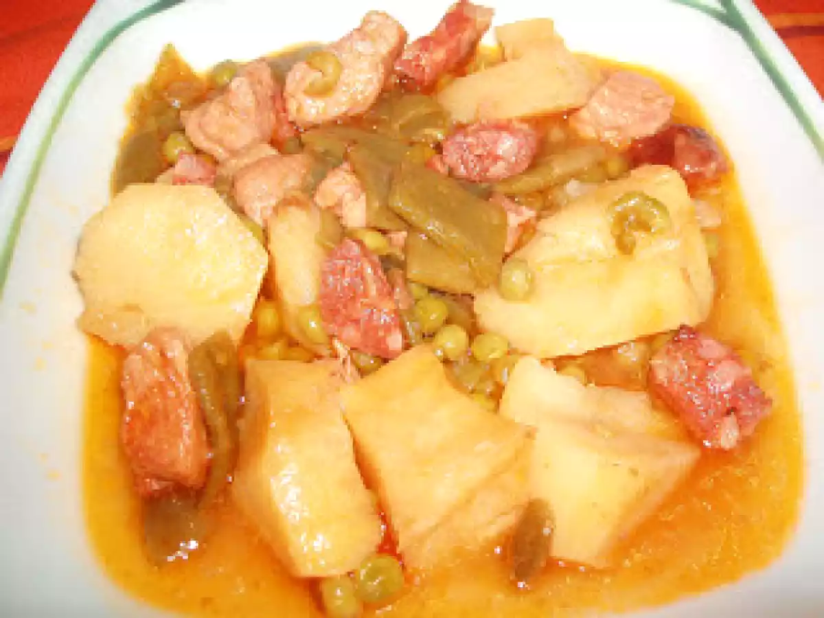 Patatas a la asturiana (olla expres rapida)