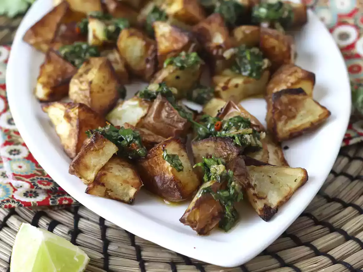 Patatas al horno con chimichurri - foto 2