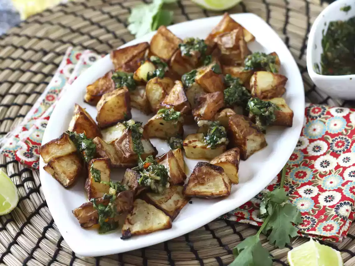 Patatas al horno con chimichurri - foto 4