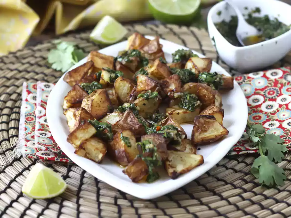 Patatas al horno con chimichurri - foto 6