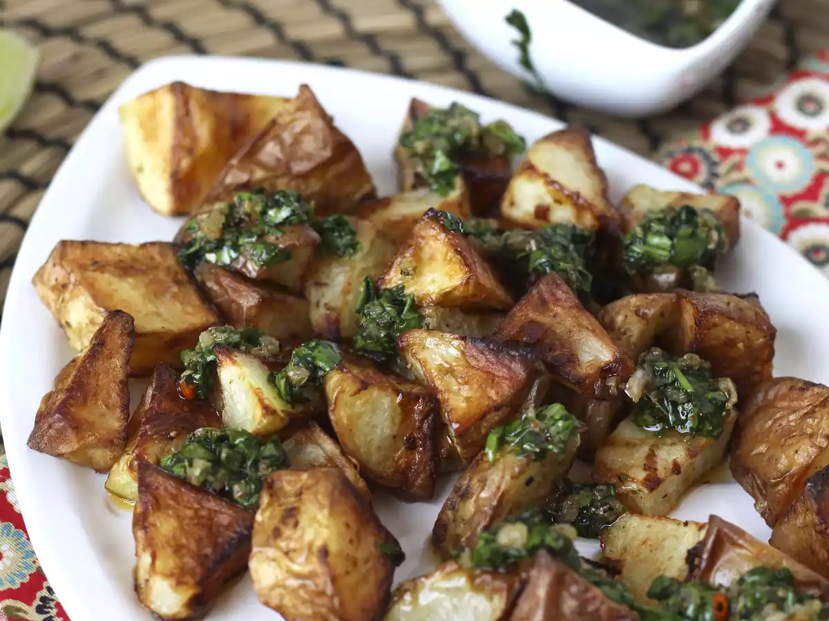 Patatas al horno con chimichurri - foto 5