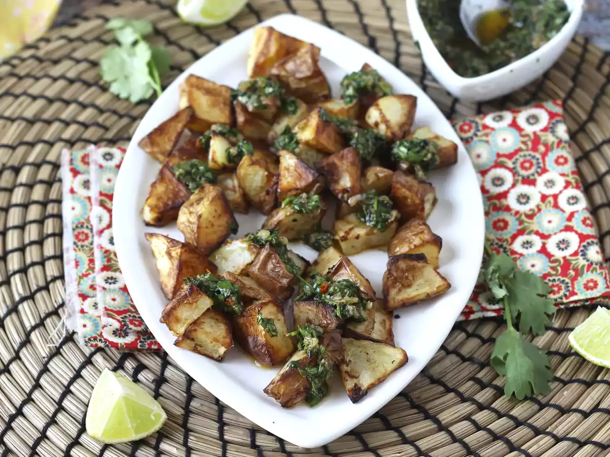 Patatas al horno con chimichurri - foto 3