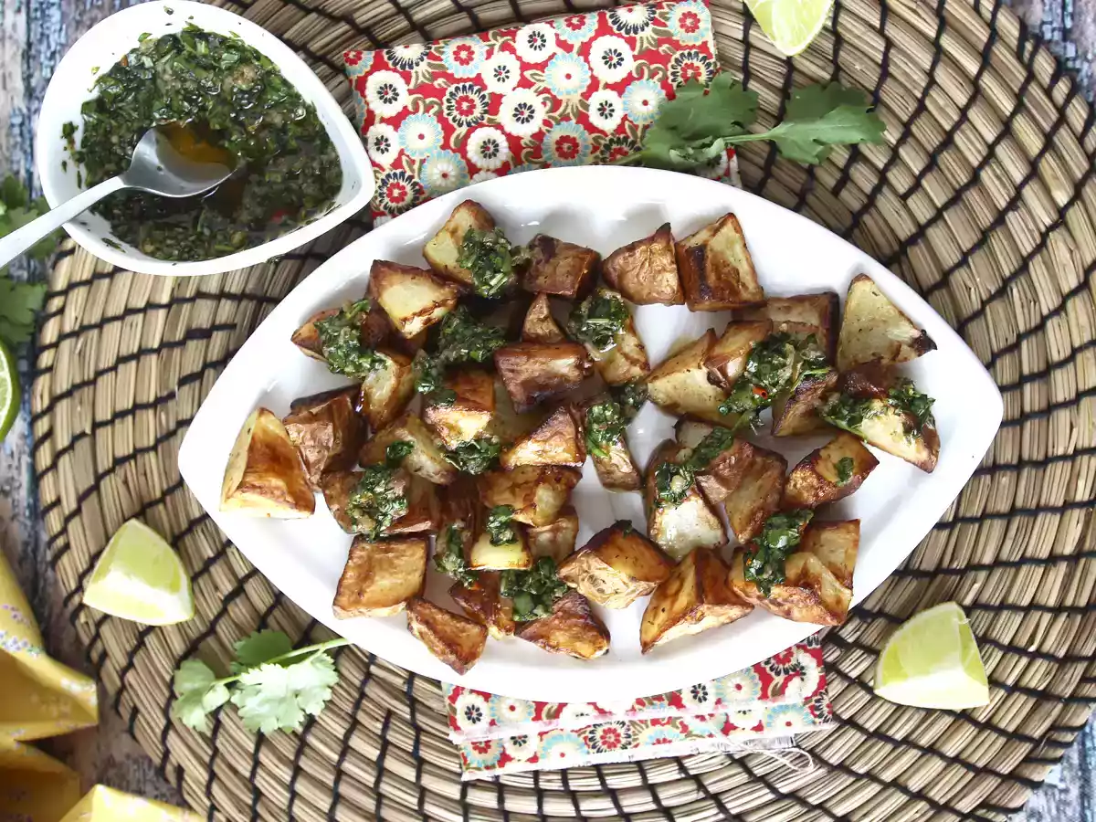 Patatas al horno con chimichurri - foto 7