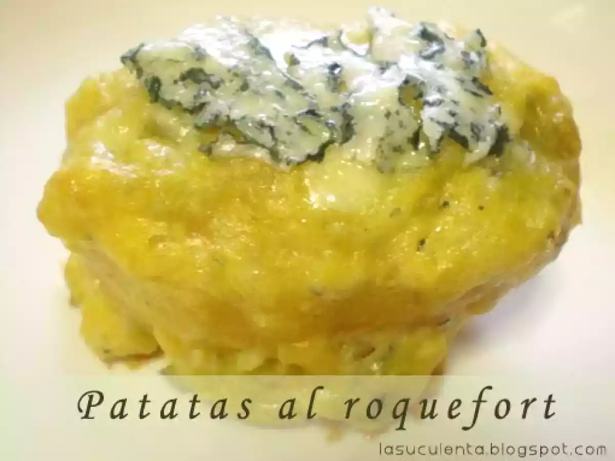 Patatas al roquefort