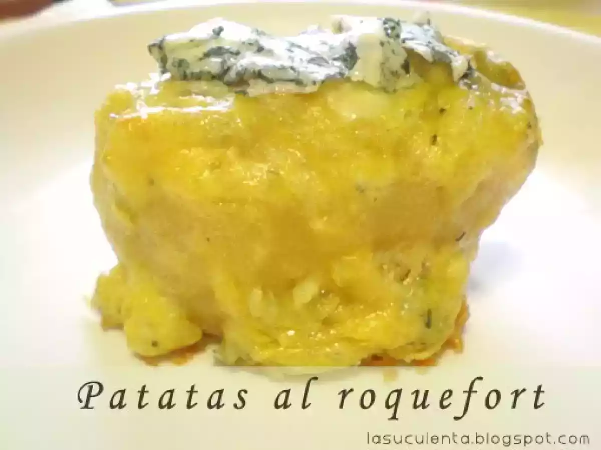 Patatas al roquefort - foto 2