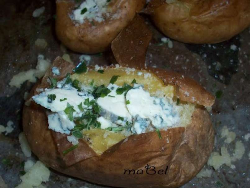 Patatas al roquefort o queso azul - foto 2