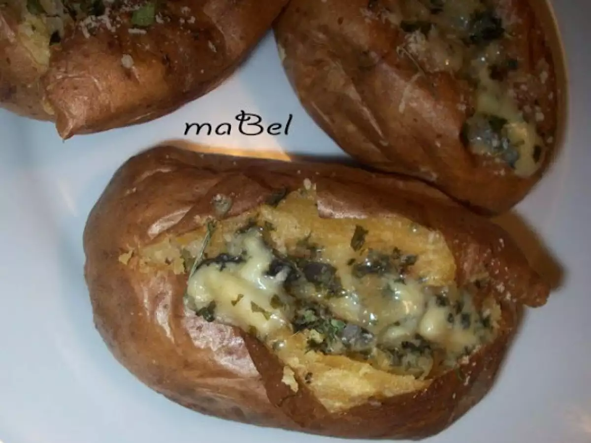 Patatas al roquefort o queso azul - foto 7