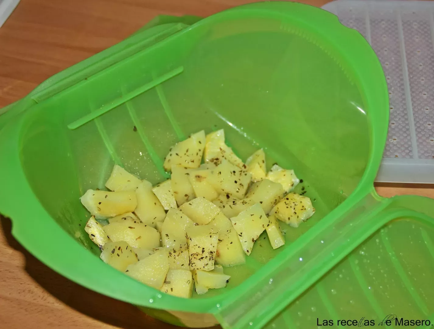 Patatas al vapor en microondas - Receta Petitchef