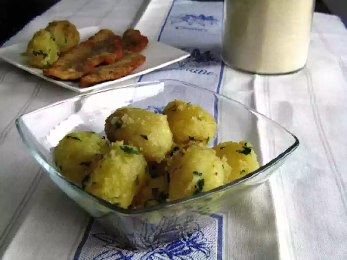 Patatas al vapor salteadas con perejil - foto 2