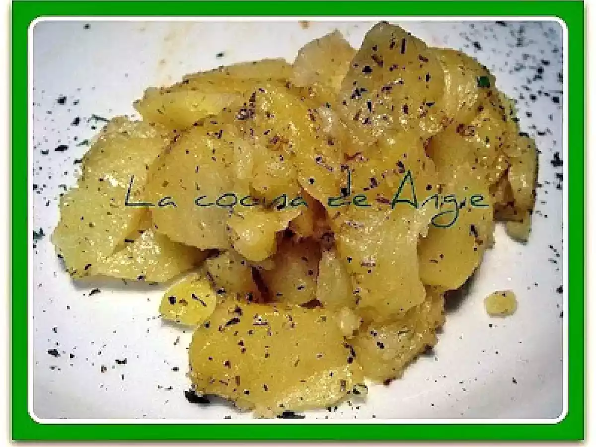 PATATAS AROMÁTICAS AL MICROONDAS