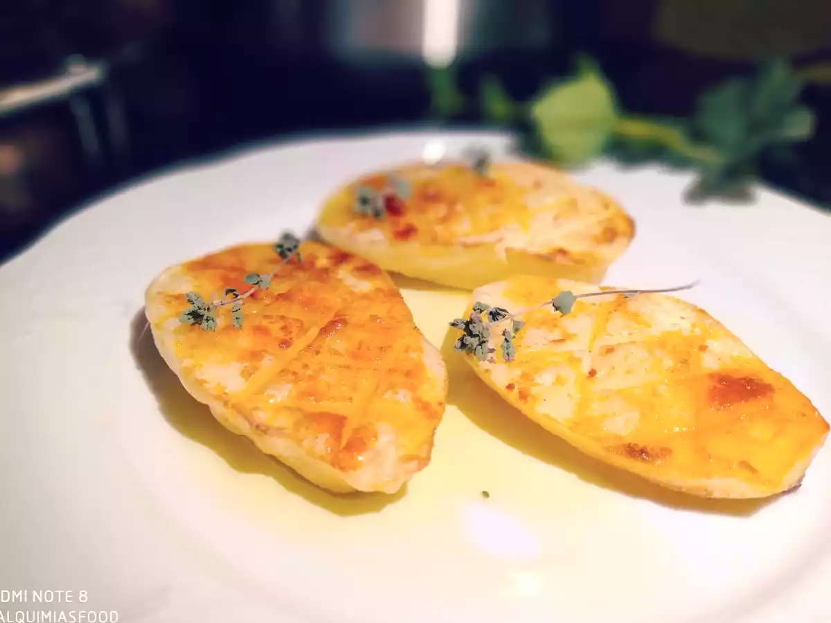 Patatas asadas al pimentón en olla GM y cabezal de horno