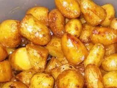 Patatas Asadas con azùcar y mantequilla