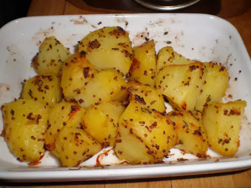 Patatas asadas con mostaza, foto 1