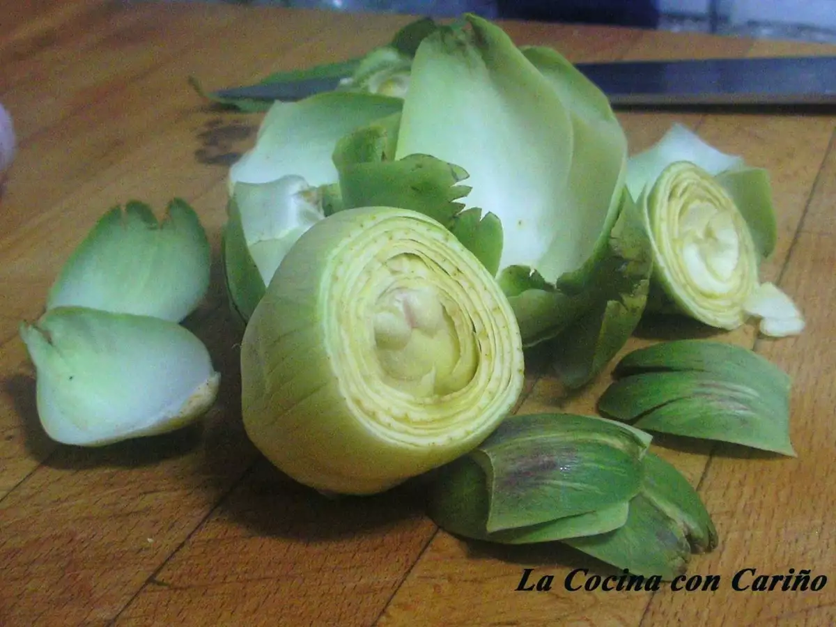 Patatas con Alcauciles - foto 4