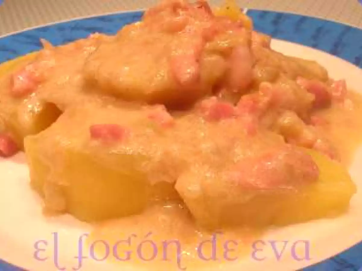 Patatas con crema alemana