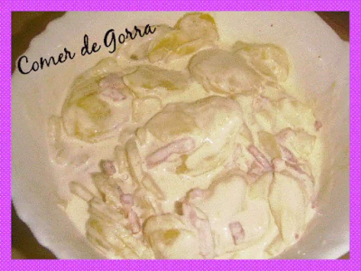 PATATAS CON NATA EN MICROONDAS, MARIMAR