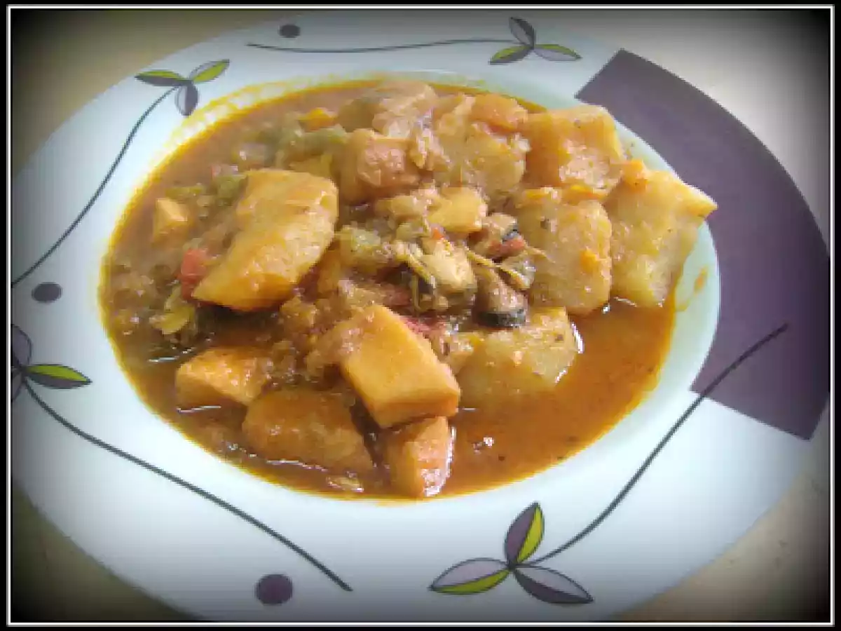 Patatas con Sepia y Mejillones (Tradicional y Fussioncook)