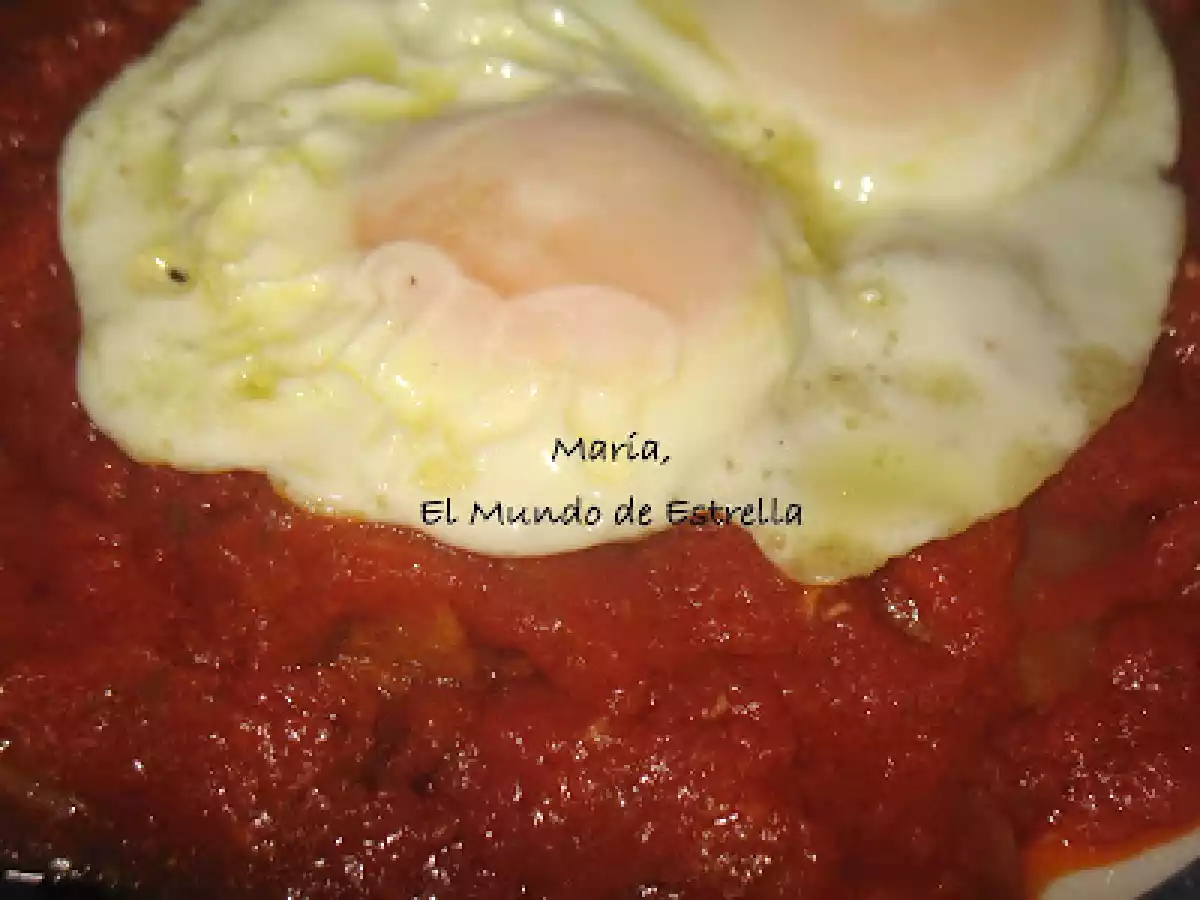 Patatas en tomate con huevo - foto 4
