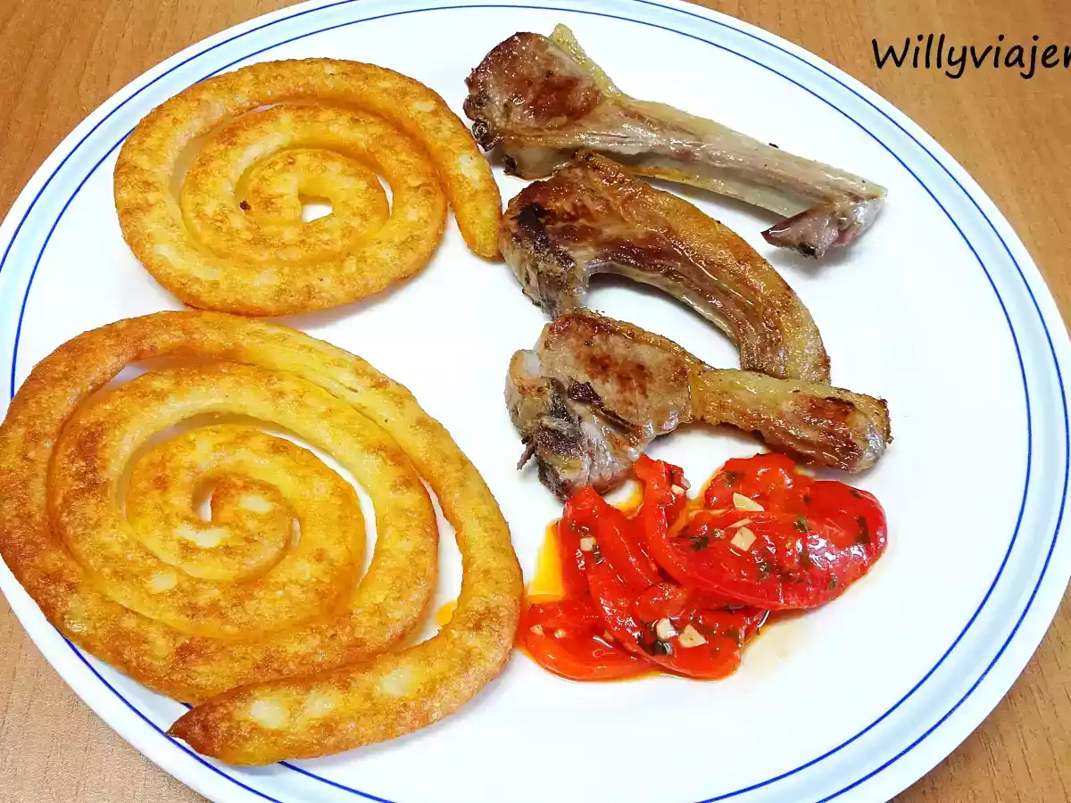 Patatas fritas crujientes en espiral - foto 3