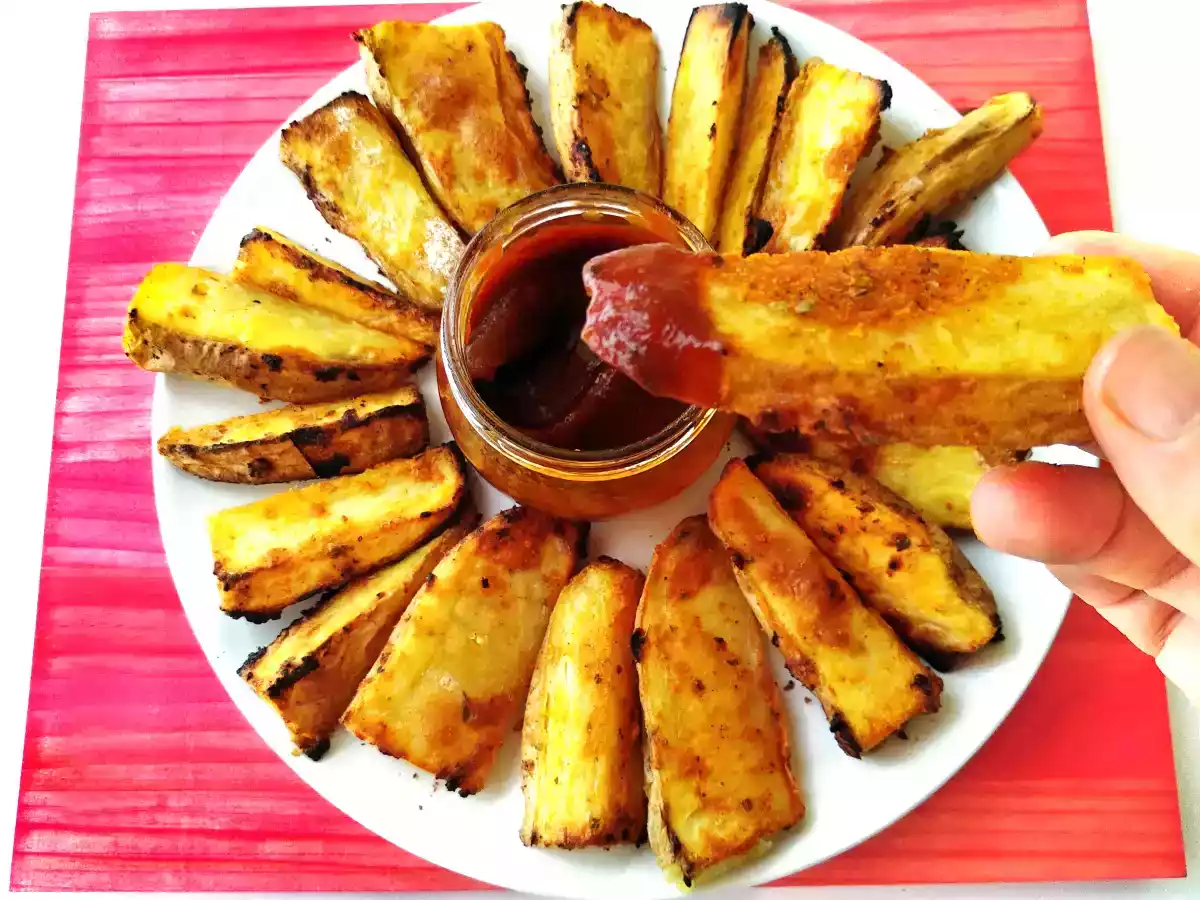 Patatas gajo asadas en churrasquera {o grill de gas}