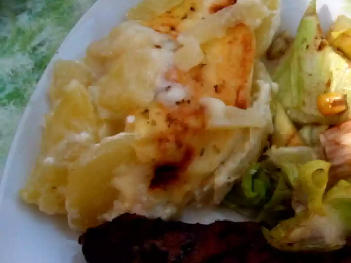 Patatas gratinadas con nata - foto 2