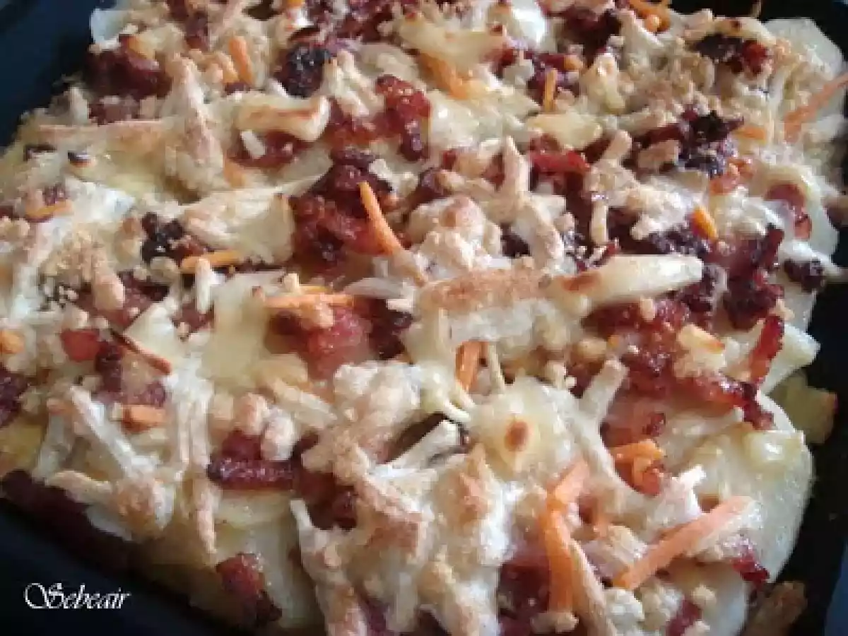 PATATAS GRATINADAS (fussioncook y horno)