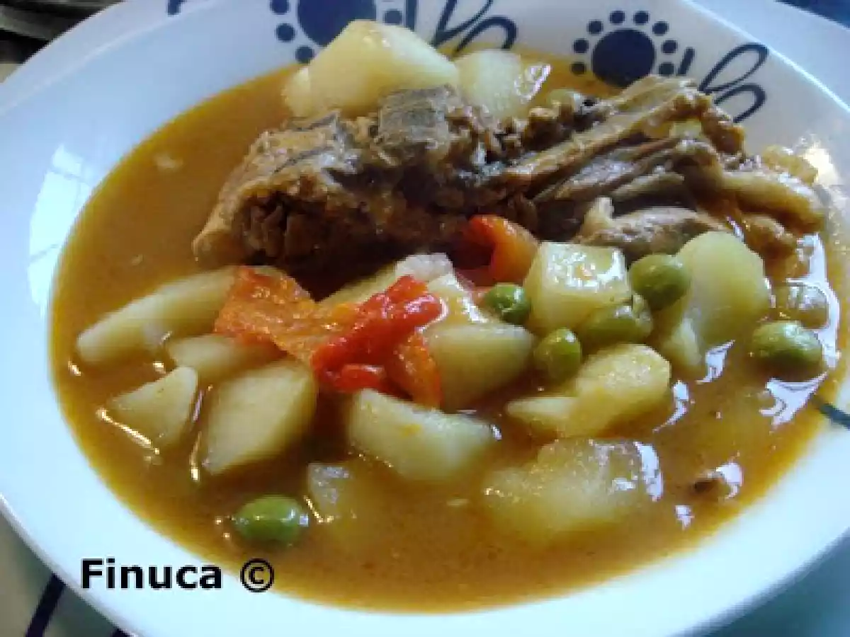 Patatas guisadas con lechazo - Concurso Lazy Blog