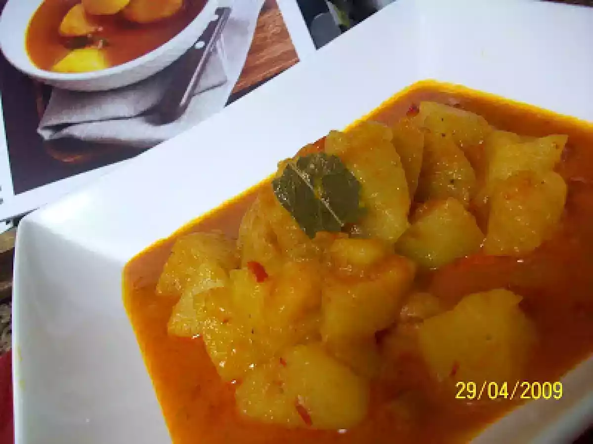 Patatas guisadas en Thermomix