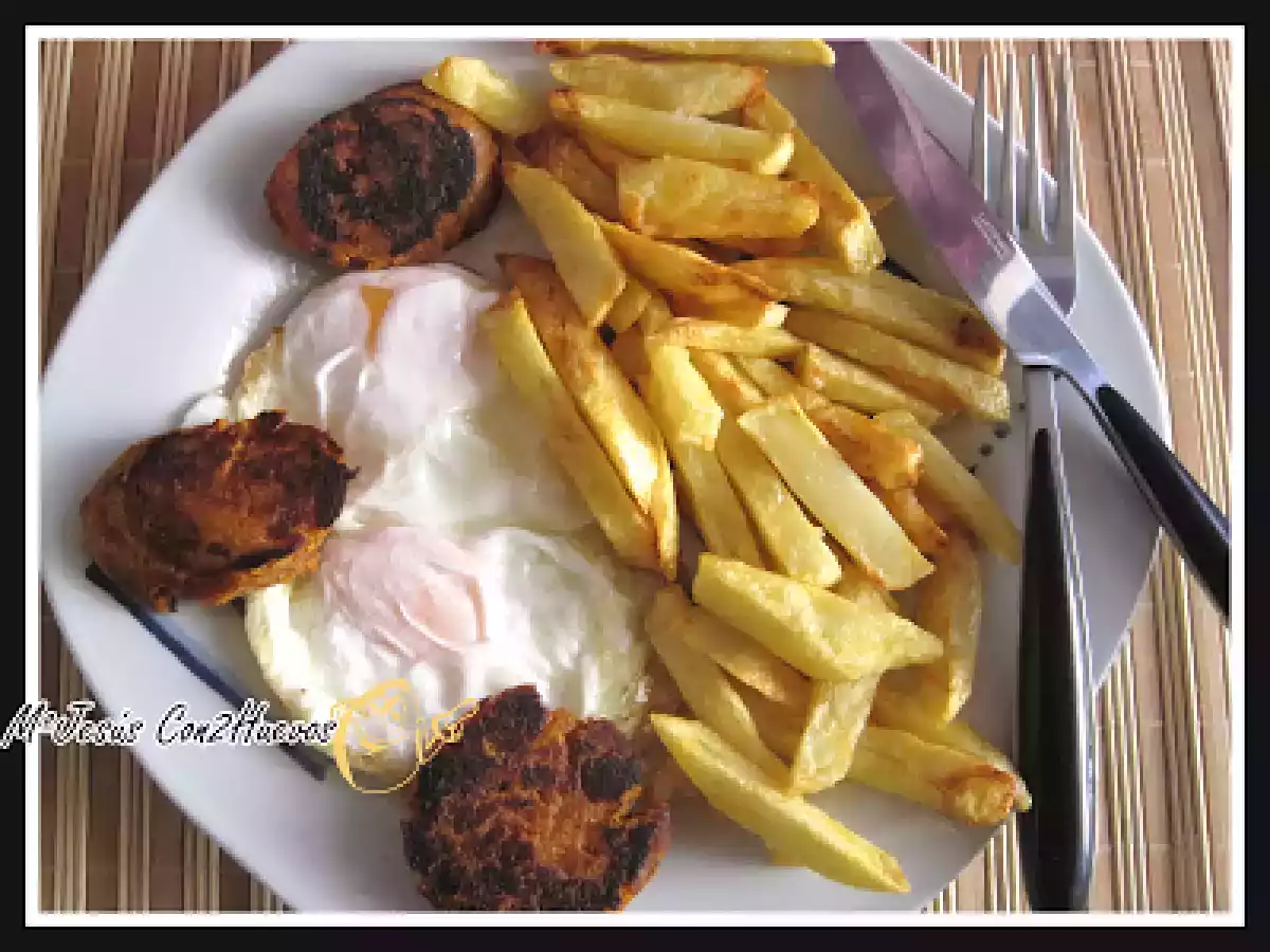 PATATAS HUEVOS Y FARINATO DULCE - foto 2