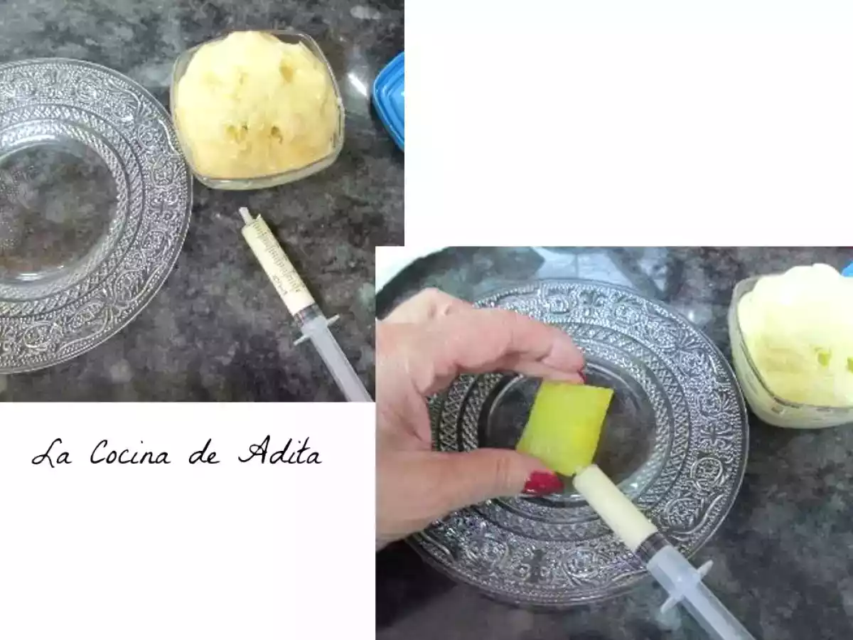 Patatas soufflés rellenas de alioli - foto 12